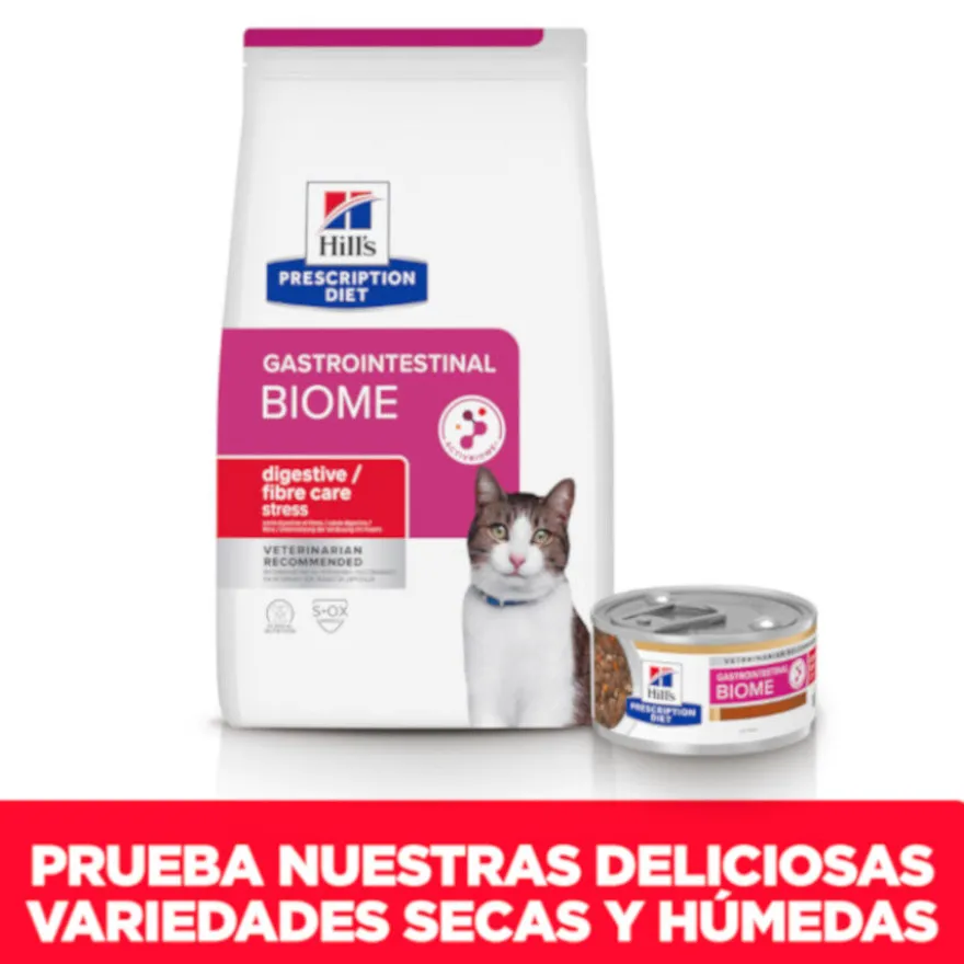Hill’s Prescription Diet Gastrointestinal Biome Stress para gatos