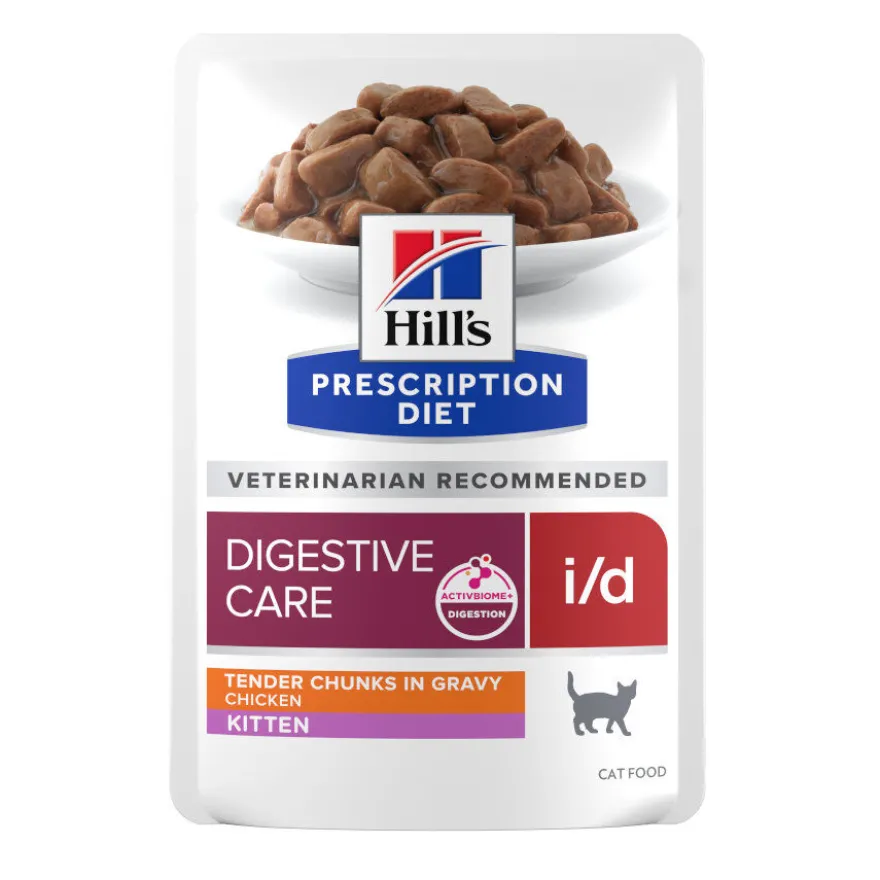 Hill's Prescription Diet I/D Digestive Care Kitten Lata Pollo para gatos