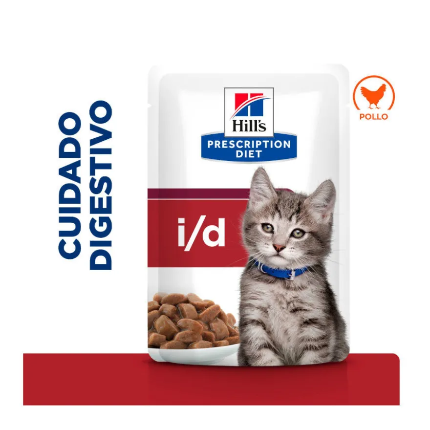 Hill's Prescription Diet I/D Digestive Care Kitten Lata Pollo para gatos