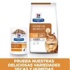 Hill's Prescription Diet Kidney k/d + Mobility j/d Pollo pienso gatos