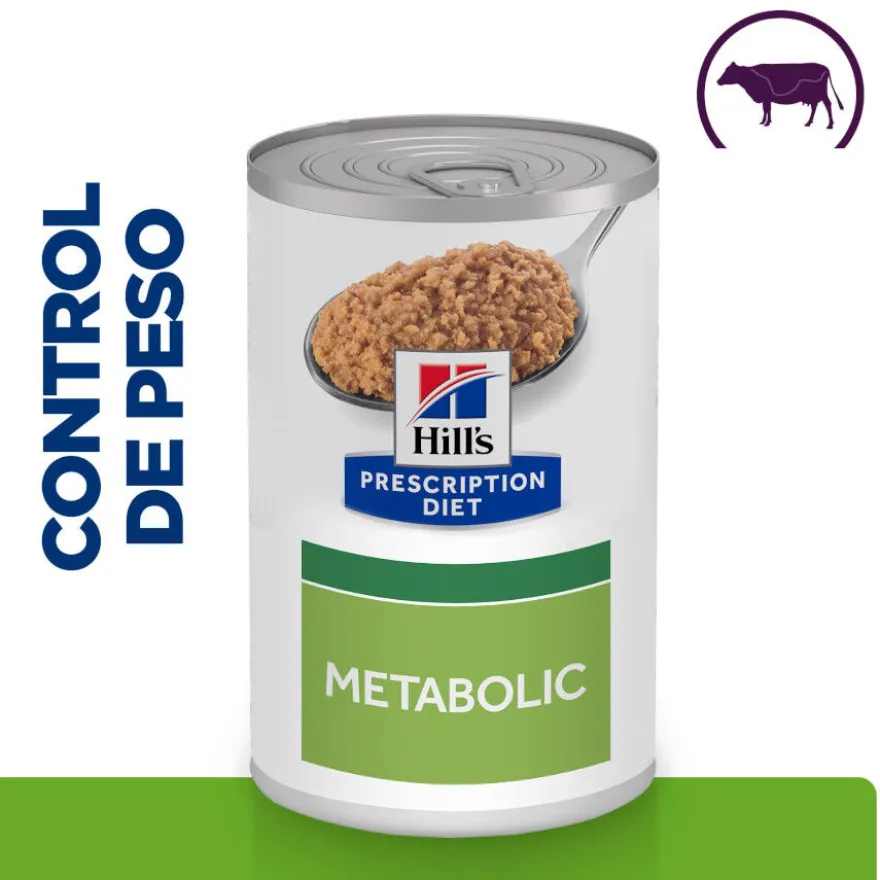 Hill's Prescription Diet Metabolic Vacuno y Verduras lata para perros