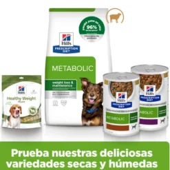 Hill's Prescription Diet Metabolic cordero y arroz pienso para perros
