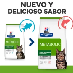 Hill's Prescription Diet Metabolic Salmón pienso para gatos