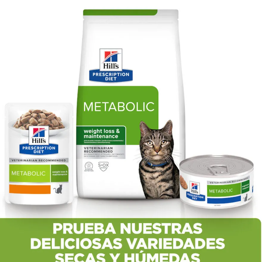 Hill's Prescription Diet Metabolic Estofado de Pollo y Vegetales lata para gatos