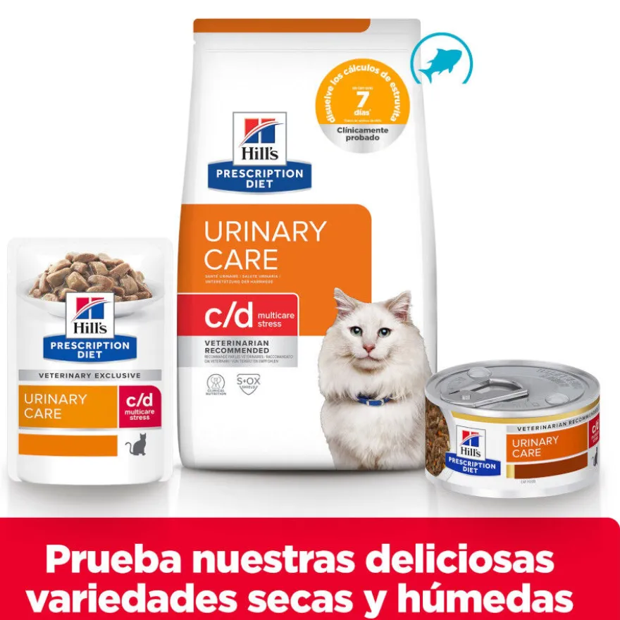 Hill's Prescription Diet Urinary Care c/d pescado azul pienso para gatos