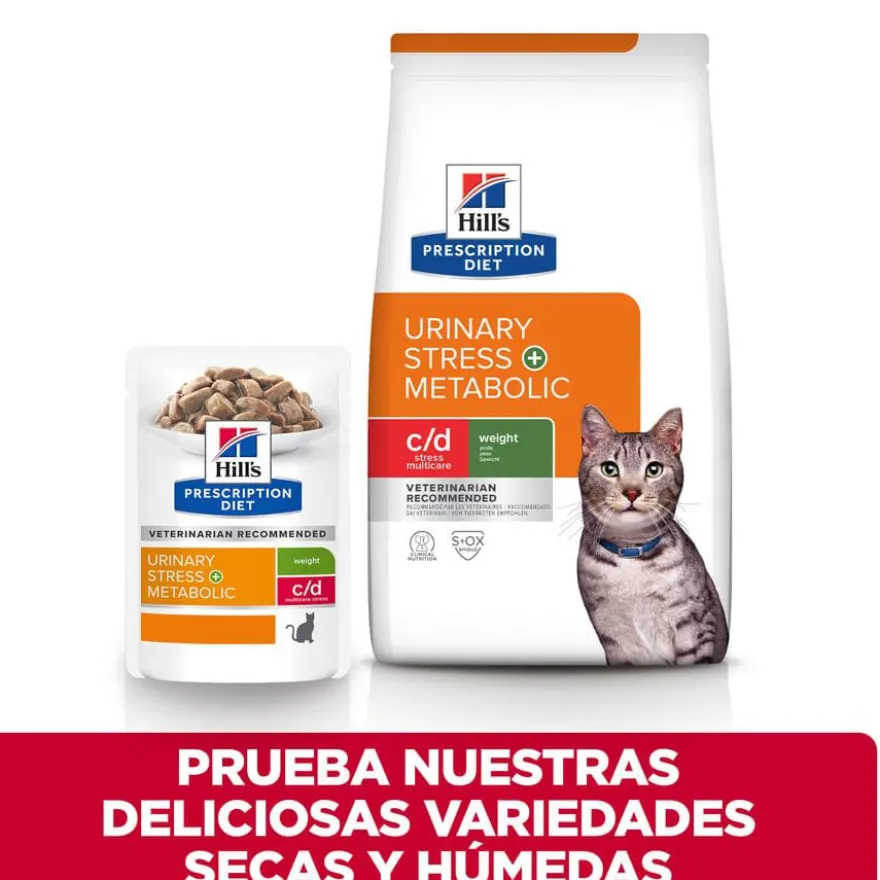 Hill's Prescription Diet Urinary Stress + Metabolic Pollo sobre para gatos
