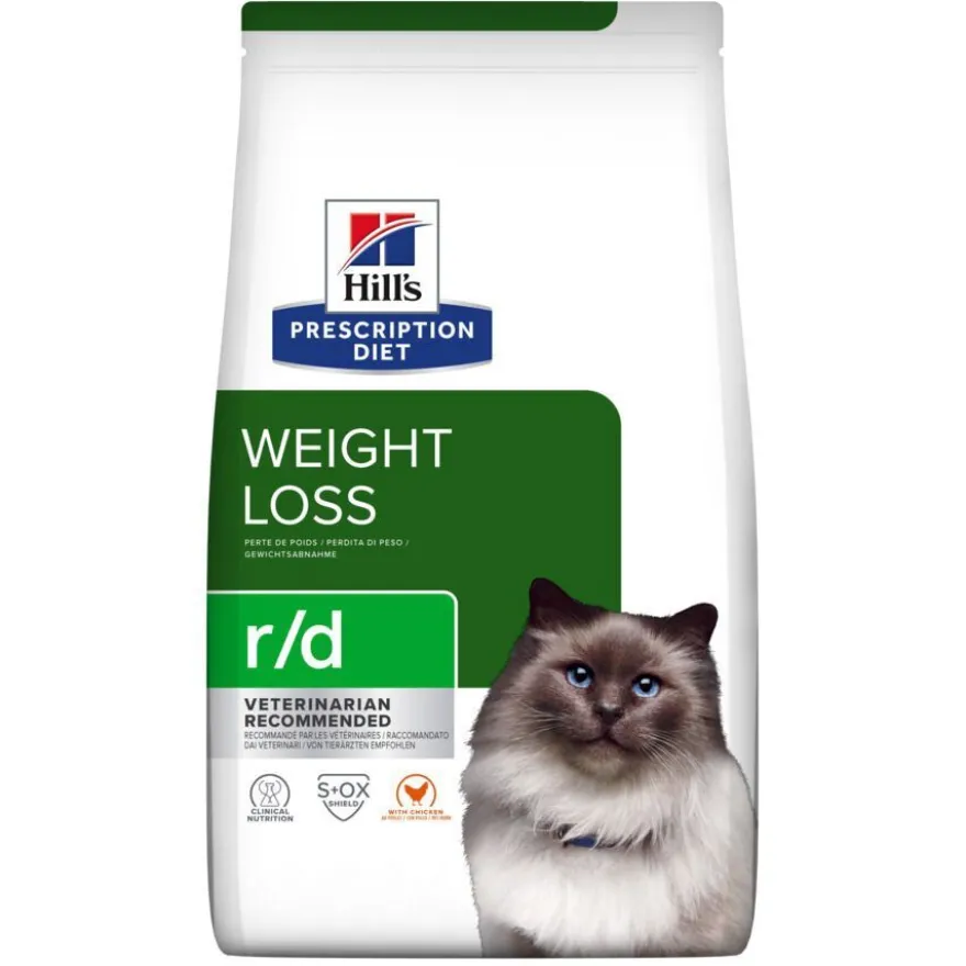 Hill's Prescription Diet Weight Loss Pollo pienso r/d para gatos