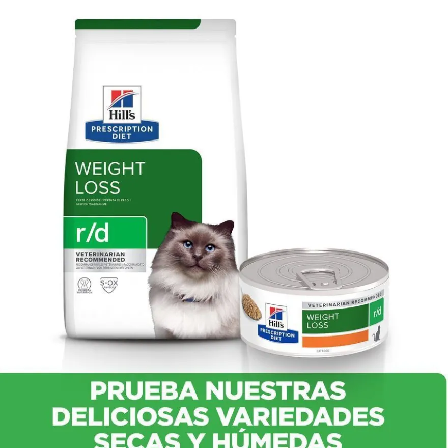 Hill's Prescription Diet Weight Loss Pollo pienso r/d para gatos