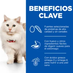 Hill's Science Plan Adult Hypoallergenic Huevo e Insecto pienso para gatos