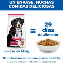 Hill's Science Plan Adult Large Breed pienso cordero y arroz para perros de razas grandes