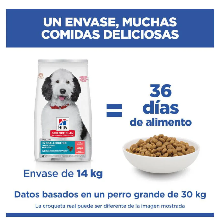 Hill's Science Plan Hipoalergénico Large Salmón pienso para perros