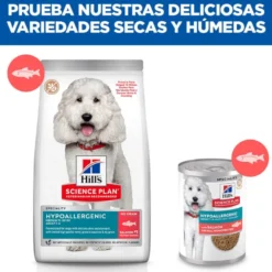 Hill's Science Plan Hypoallergenic Alimento Húmedo con Salmón para Perros Adultos