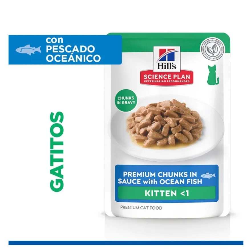 Hill's Science Plan Kitten Pescado Azul sobre para gatos