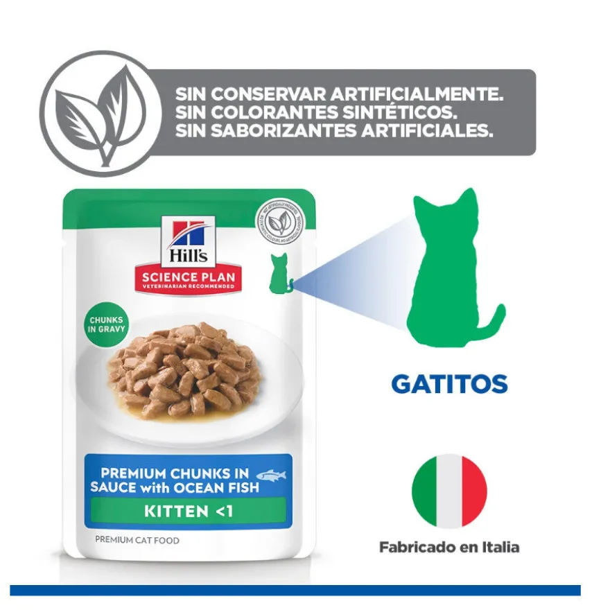 Hill's Science Plan Kitten Pescado Azul sobre para gatos