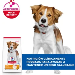 Hill's Science Plan Light pienso pollo perros de razas medianas