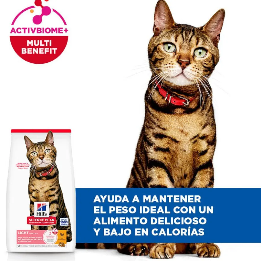 Hill's Science Plan Light pienso pollo para gatos adultos