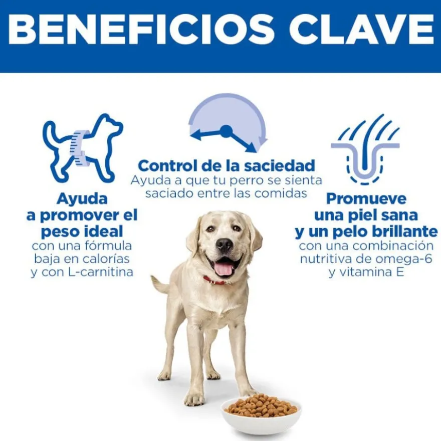 Hill's Science Plan Light pienso pollo para perros adultos de razas grandes