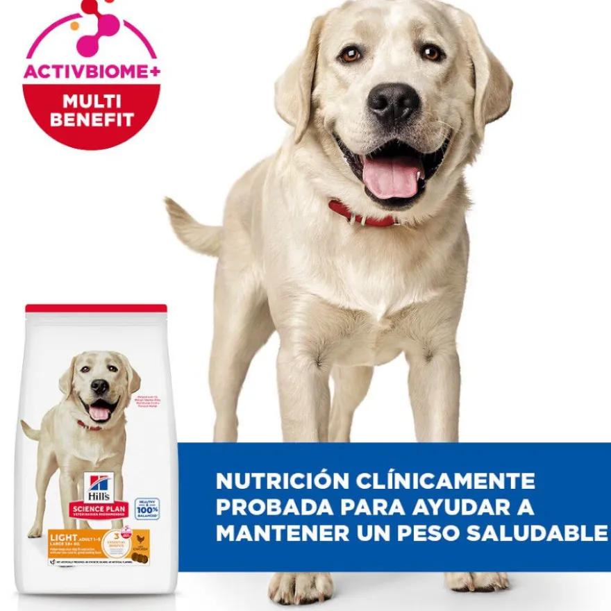 Hill's Science Plan Light pienso pollo para perros adultos de razas grandes