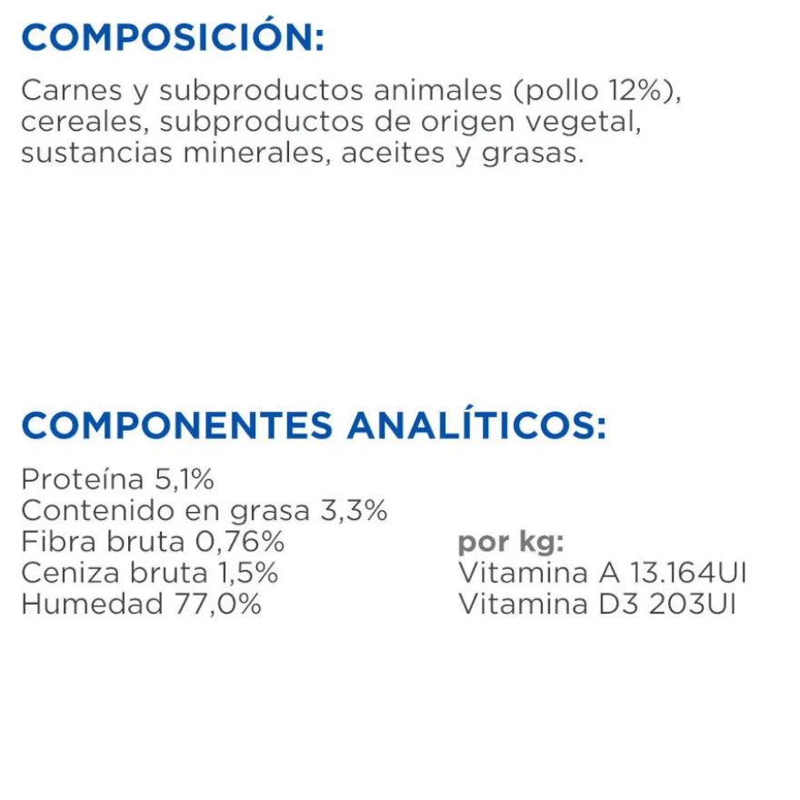 Hill's Science Plan Mature 7+ Adult pollo lata para perros