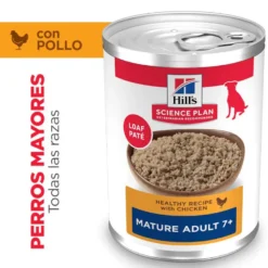 Hill's Science Plan Mature 7+ Adult pollo lata para perros