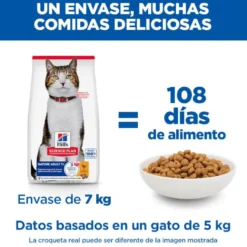 Hill's Science Plan Mature Adult pienso pollo para gatos