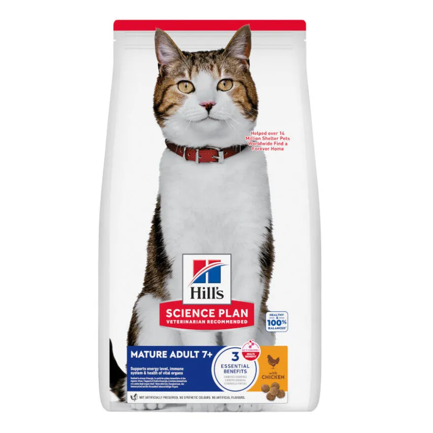 Hill's Science Plan Mature Adult pienso pollo para gatos