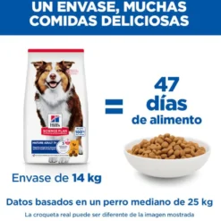 Hill's Science Plan Mature Adult Medium pienso pollo para perros de razas medianas