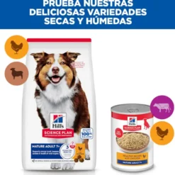 Hill's Science Plan Mature Adult Medium pienso pollo para perros de razas medianas