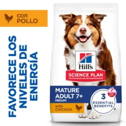 Hill's Science Plan Mature Adult Medium pienso pollo para perros de razas medianas
