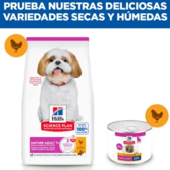 Hill's Science Plan Mature Small y Mini Mousse de Pollo lata para perros
