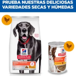 Hill's Science Plan Perfect Digestion Adult large Pollo pienso para perros