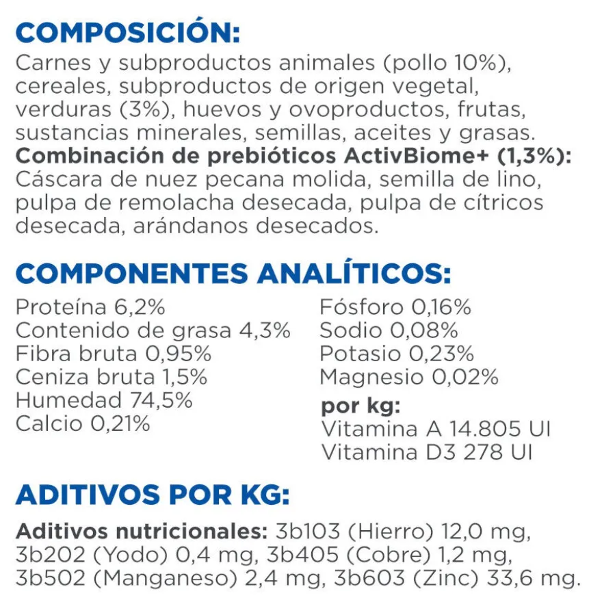 Hill's Science Plan Perfect Digestion Adult Pollo lata para perros