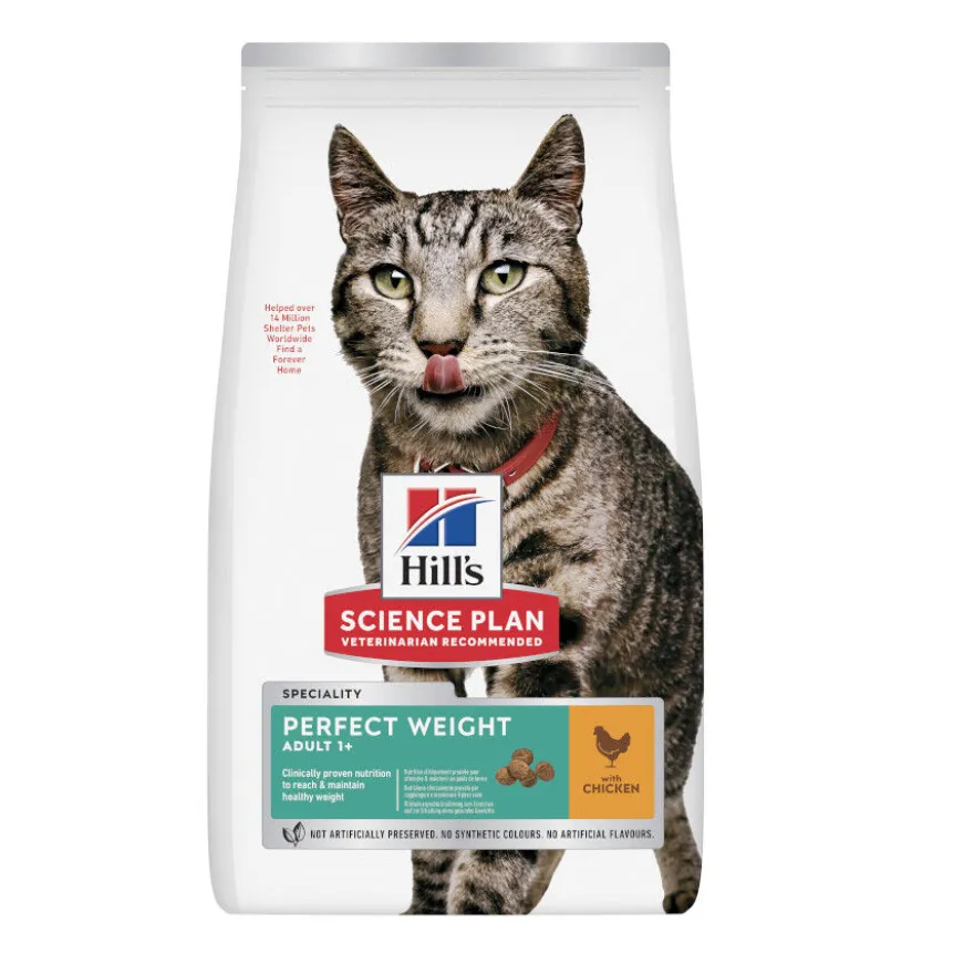 Hill's Science Plan Perfect Weight Adult pollo pienso para gatos