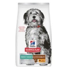 Hill's Science Plan Perfect Weight y Active Mobility pollo pienso para perros medianos