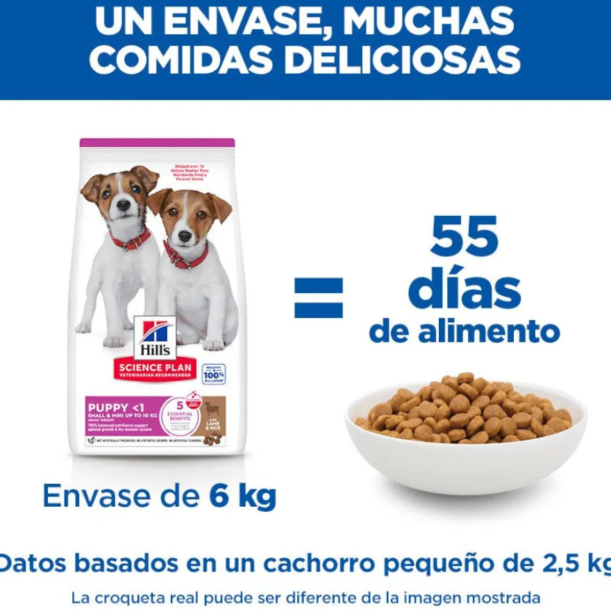 Hill's Science Plan pienso cordero y arroz para cachorros de razas pequeñas y mini