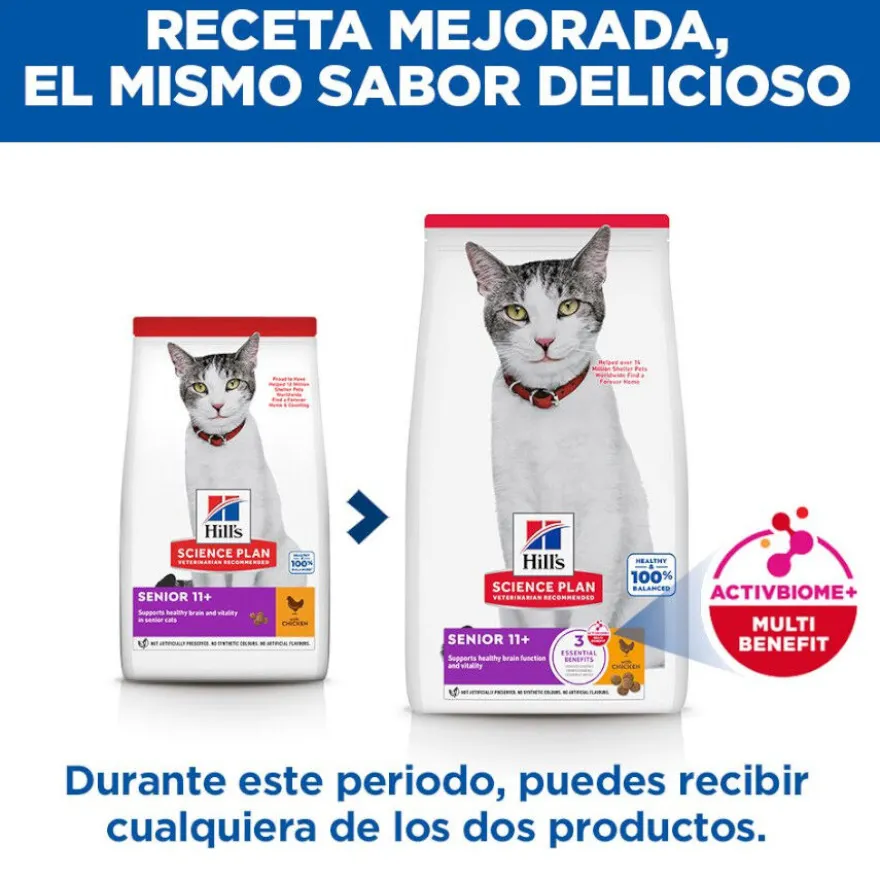 Hill's Science Plan Pienso Pollo para gatos seniors