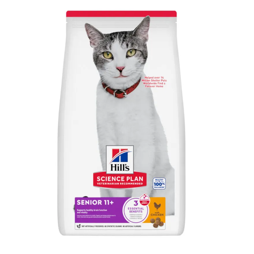 Hill's Science Plan Pienso Pollo para gatos seniors