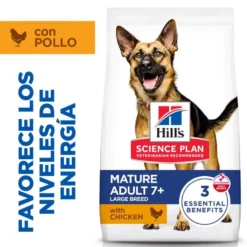 Hill's Science Plan pienso pollo para perros mayores de razas grandes