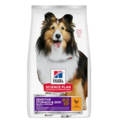 Hill's Science Plan Sensitive Stomach y skin Adult Pollo pienso para perros