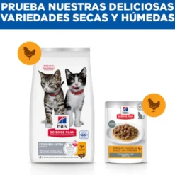 Hill's Science Plan Sterilised Kitten Pollo pienso para gatos