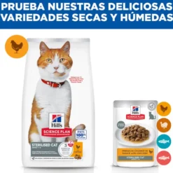 Hill's Science Plan Sterilised pienso pollo para gatos adultos esterilizados