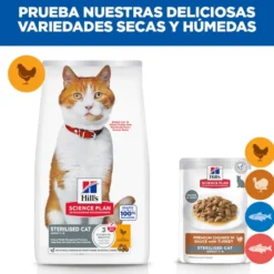 Hill's Science Plan Sterilised Young Adult Pavo Sobre en Salsa para gatos