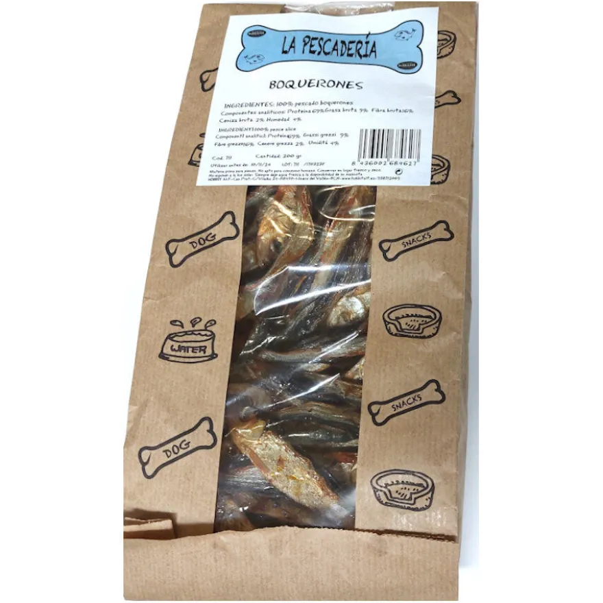 Hobbitalf La Pescadería Boquerones para perros