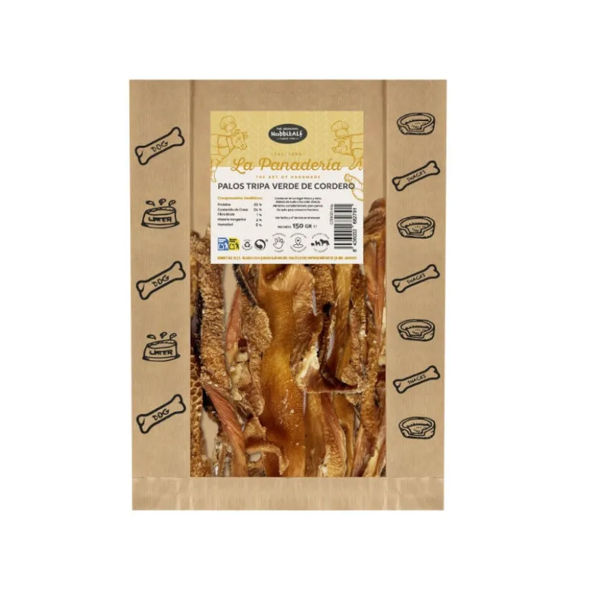 Hobbitalf Tiras Verde Cordero Snack para perros