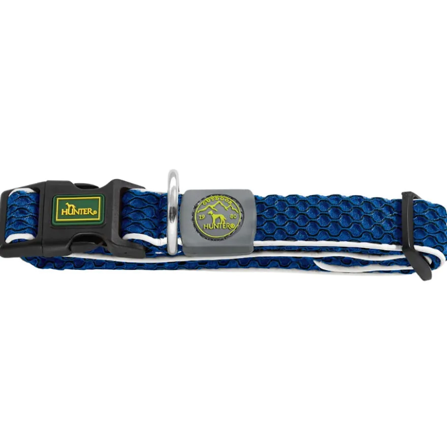 Hunter Hilo Vario Basic Collar azul para perros
