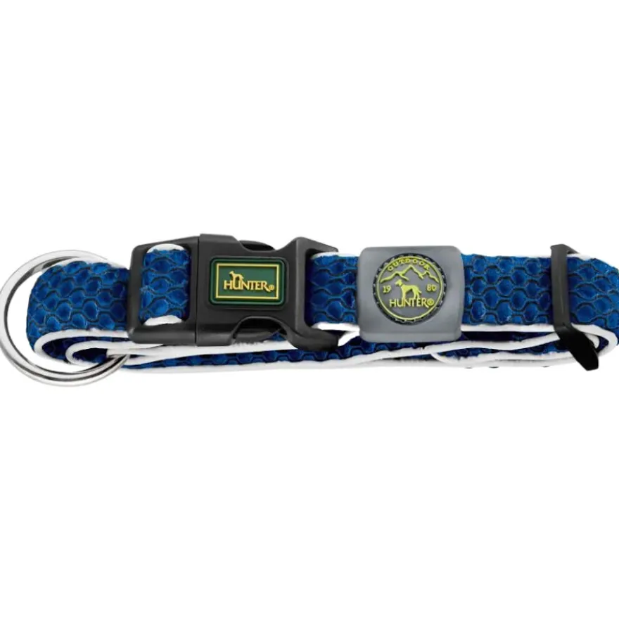 Hunter Hilo Vario Basic Collar azul para perros