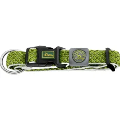 Hunter Hilo Vario Basic Collar verde para perros