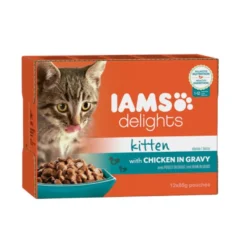 IAMS Delights Pollo en salsa sobre para gatitos