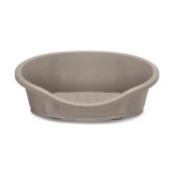 Imac Dido Cama Plástica Marrón para perros y gatos
