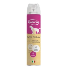 Inodorina Deo Spray Desodorante Leche y Vainilla para perros